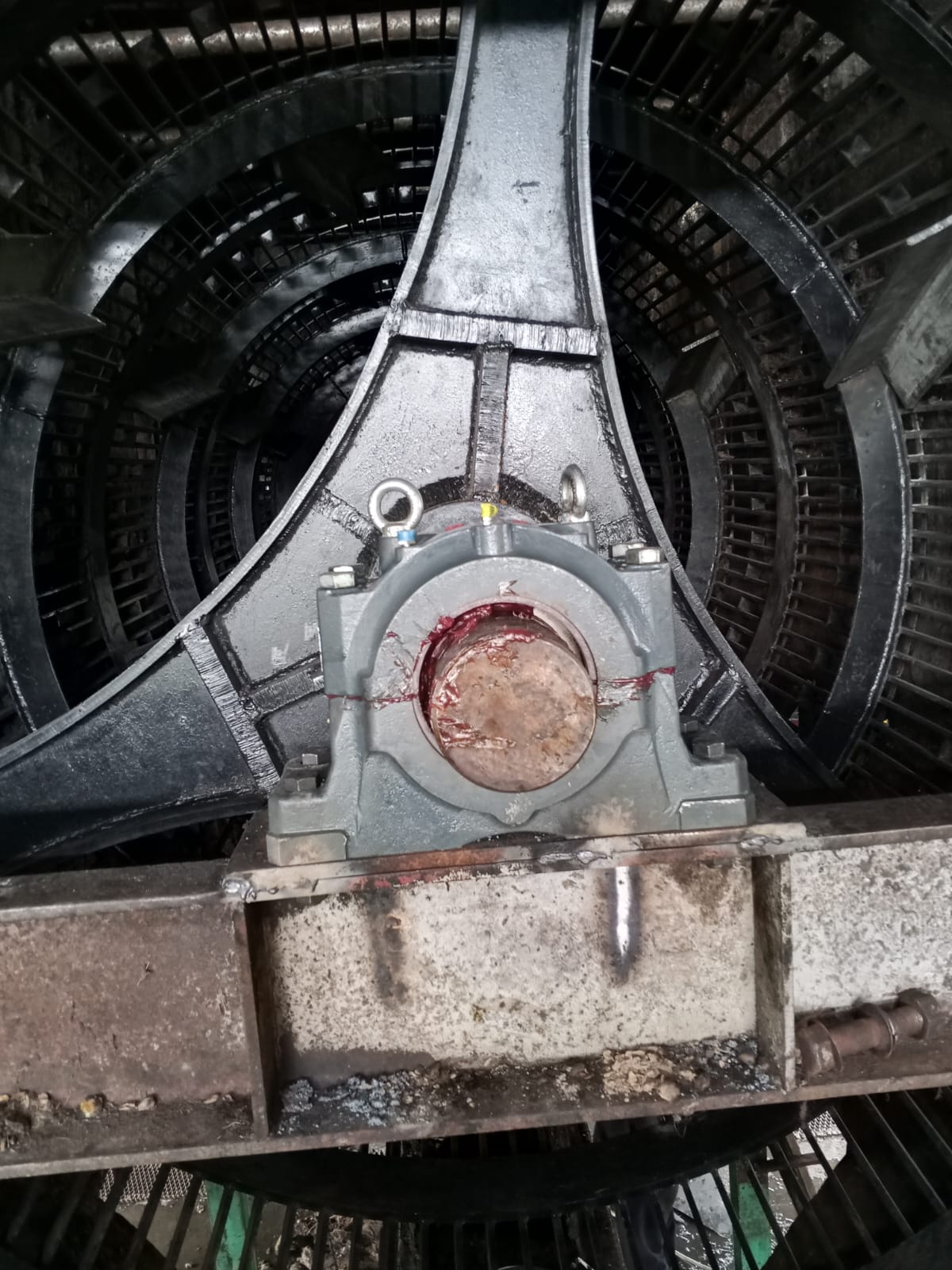Pemasangan Mesin Thresher